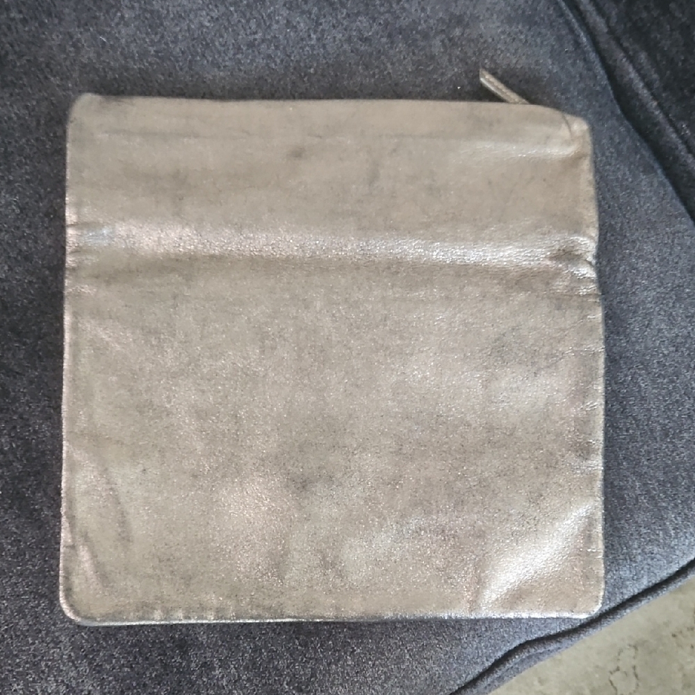 GiGi New York Black and Gold Pouch